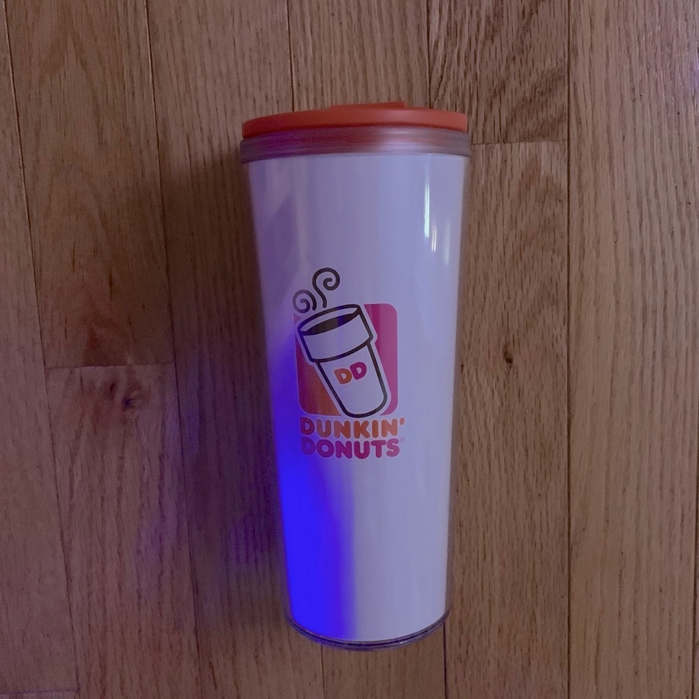 Dunkin' Donuts 2013 Coffee Travel Tumbler 16oz Dishwasher Safe Top Rack